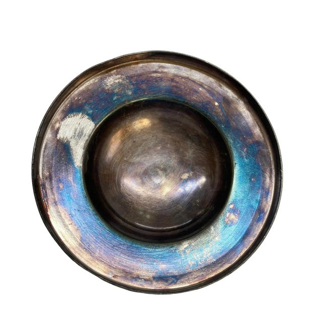 Late 19th Century C.F. Monroe Glass Wavecrest Floral Decorated Opal Ware Biscuit Cracker Barrel With Silver Plated Handle and Lid For Sale In Washington DC - Image 6 of 13