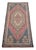 1970s 1970s Hand Knotted Small Turkish Rug Wool Door Mat Entry Decor - 21'' X 45'' For Sale - Image 5 of 12