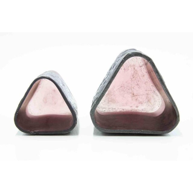 Art Nouveau Pewter Vases, Italy, Early 20th Century, Set of 5 For Sale - Image 11 of 12