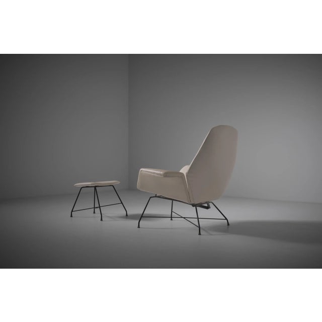 Italian Lotus Lounge Chair by Augusto Bozzi for Saporiti, 1960s For Sale - Image 6 of 13