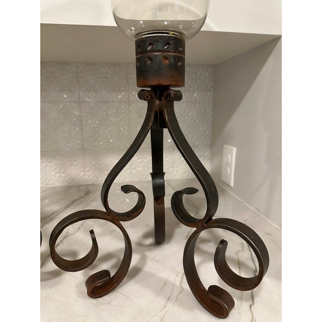 Pair of Vintage Jan Barboglio Candle Holders For Sale - Image 10 of 11