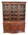 High End Vintage Solid Mahogany Traditional Style 56" China Cabinet W. Bubble Glass For Sale