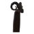 Vintage Hand Wrought Iron Ram's Head Fireplace Set For Sale