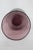 Glass Morgantown Glass Lead Crystal Slant Vase Amethyst Burgundy Mid Century Mod 4741b For Sale - Image 7 of 13