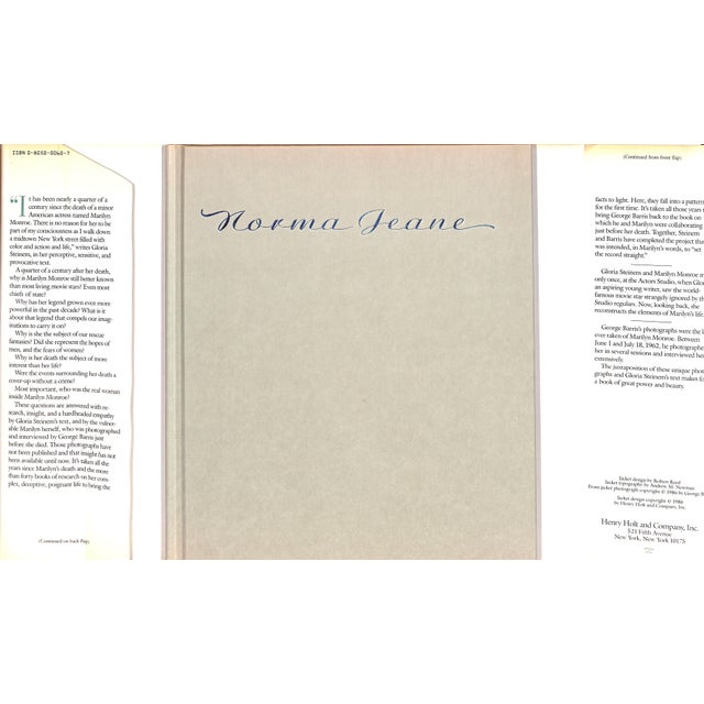 Traditional "Marilyn: Norma Jean" 1986 Steinem, Gloria (Signed) For Sale - Image 3 of 12