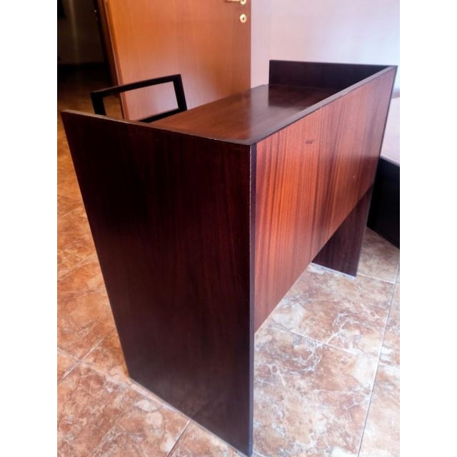 Brown Vanity Dressing Table by Luisa and Ico Parisi for Mim, 1960s For Sale - Image 8 of 11