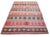 1960s Hand Woven Turkish Kilim Colorful Flat Weave Area Rug For Sale - Image 4 of 13
