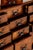 Wood Large Mahogany Apothecary Drawers, Set of 2 For Sale - Image 7 of 16