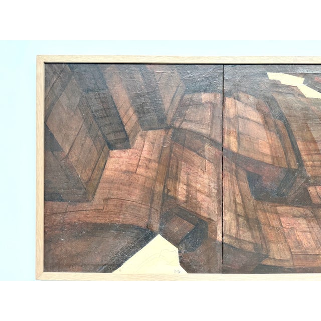 Abstract Deconstructed Architecture Diptych, France, 1970s For Sale - Image 13 of 18