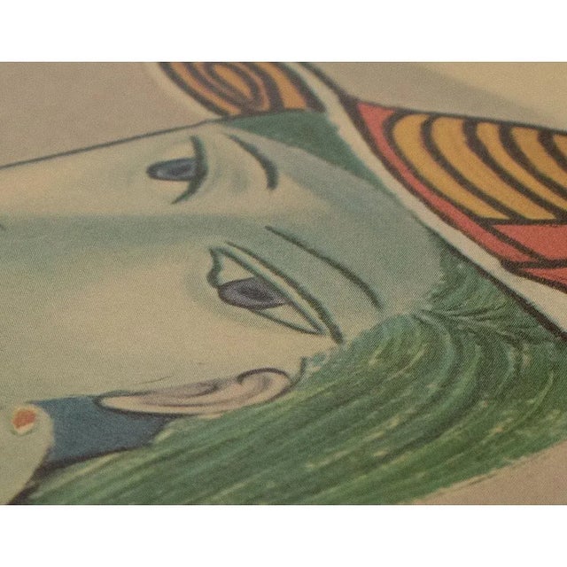 1954 After Pablo Picasso "Woman With a Hat", Period First Italian Edition Offset Lithograph For Sale In Dallas - Image 6 of 13