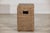 Folk Art Vintage Rattan Over Wood Storage Basket with Removable Lid and Side Handles For Sale - Image 3 of 17