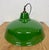 Industrial British Green Enamel Factory Pendant Lamp, 1960s For Sale - Image 9 of 15