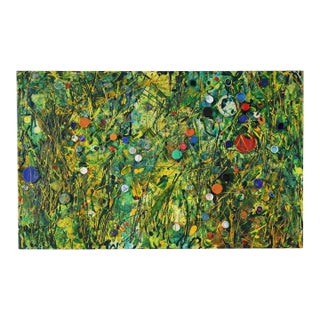 Modern Loreen Matsushima Abstract Art Oil Painting For Sale