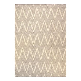 Pasargad Home Simplicity Grey Cotton Area Rug- 2' 6" X 10' 0" For Sale