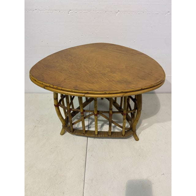 Bamboo Coffee Table, 1956 For Sale - Image 12 of 12