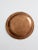 Copper Antique Arts & Crafts Hand-Hammered Copper Plate For Sale - Image 8 of 9