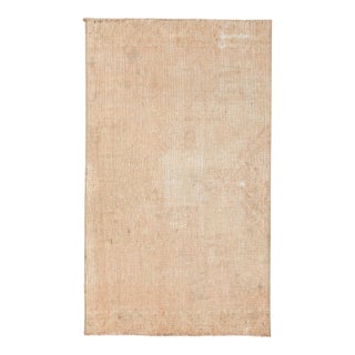 Mini Washed Out Wool Rug - 2`1″ X 3`7″ For Sale