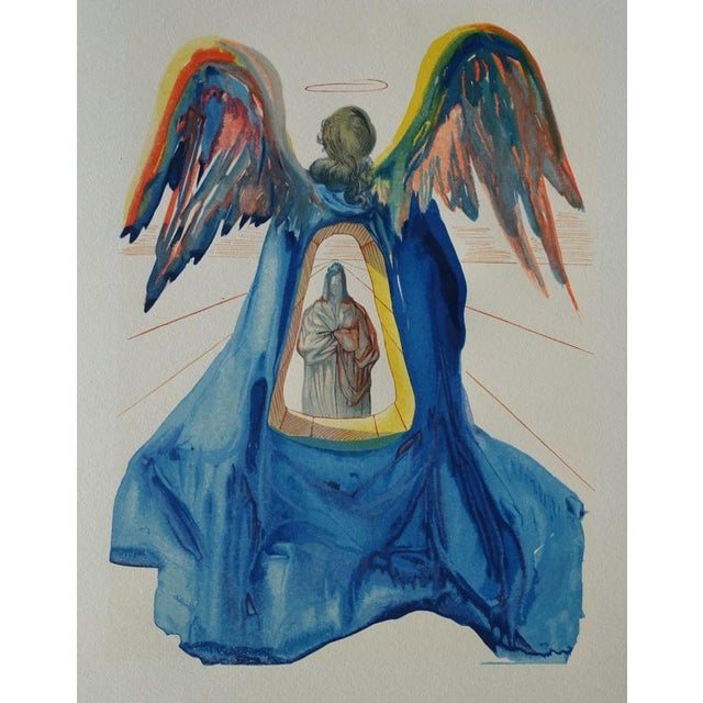 Salvador dali (1904-1989) purgatory 33: dante purified color woodcut unsigned on bfk rives vellum 26 x 33 cm (c. 10 x 13...