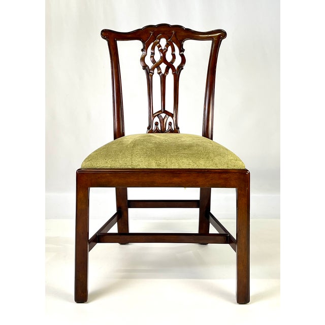 Theodore Alexander Althorp Collection Pierced Back Chippendale Dining Chairs - Set of 10 For Sale - Image 10 of 18