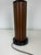 Mid 20th Century Mid-Century Modern Gruvwood Walnut Table Lamp With Cane Shade For Sale - Image 5 of 8