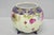 Antique Nippon Hand Painted Moriage Pink Rose Porcelain Biscuit Jar Vase For Sale - Image 9 of 16