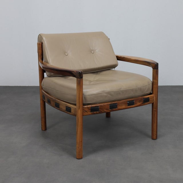 Mid-Century Modern Leather Lounge Chair by Sven Ellekaer for Coja, Netherlands, 1960s For Sale - Image 11 of 11
