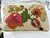 1970s Vintage Handmade Needlepoint Pillow Wool Back to Velvet Floral For Sale - Image 5 of 12