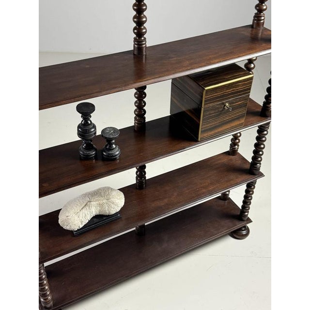 French Bookcase in Walnut For Sale - Image 15 of 18
