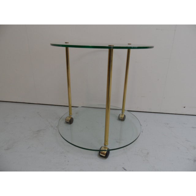 1970s Vintage Trolley with Glass, 1970s For Sale - Image 5 of 9