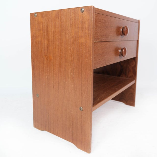 Danish Teak Bedside Table from PBJ Furniture For Sale - Image 9 of 15