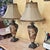 Pair of Vintage Neoclassical Urn Table Lamps With Decorative Fringe Shades For Sale - Image 10 of 18
