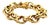 Vintage Italian 14k Gold Chunky Link Bracelet, 92 Grams For Sale