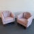 Mid-Century Modern 1960s Mid Century Modern Adrian Pearsall Style Lavender Bouclé Barrel Club Chairs - Set of 2 For Sale - Image 3 of 10