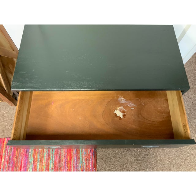 Dark Green 1970s Henredon Low Chest of Drawers For Sale - Image 8 of 8