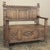 Mid 20th Century Antique Gothic Revival Carved Hall Bench For Sale - Image 5 of 18