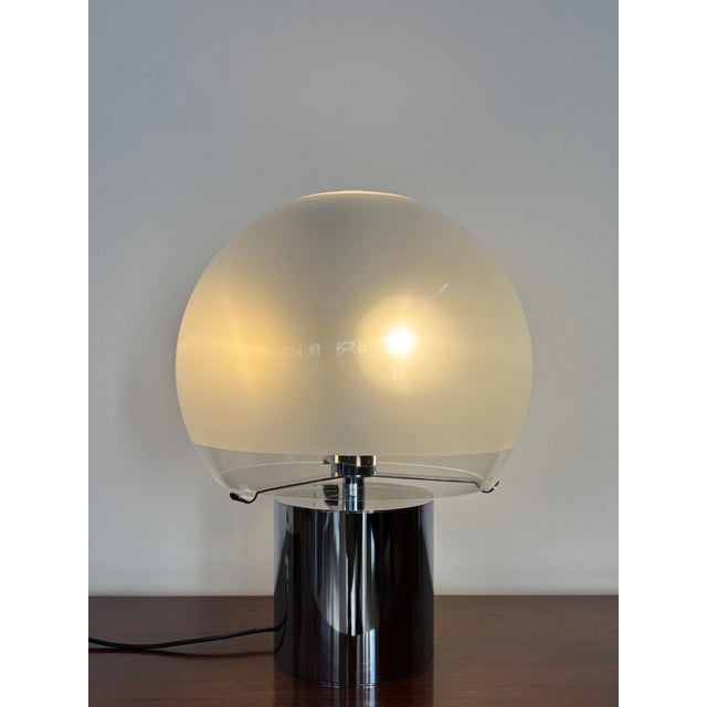 Mid-Century Modern Porcino Table Lamp by Luigi Caccia Dominioni for Azucena, Italy, 1960s For Sale - Image 3 of 13