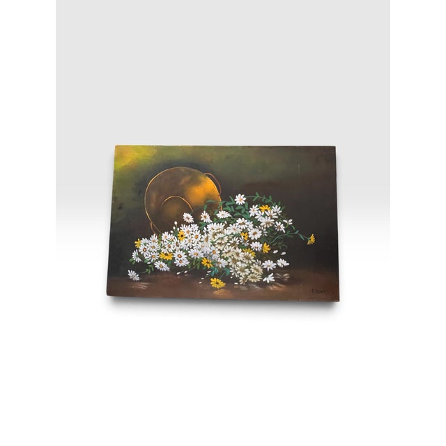 Striking original oil on canvas by Palm Beach County artist Francis “Duke” Downs, depicting a wonderfully abundant...