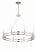 Modern Ashland 8-Light Statement Round Nickel Chandelier For Sale - Image 3 of 9