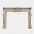 Large Antique Louis XV Style Fireplace Mantel in Italian Marble, France, 1850s For Sale - Image 6 of 8