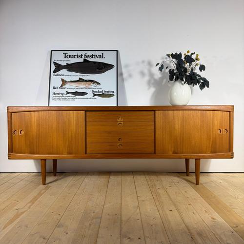 Vintage Danish Sideboard in Teak by H.W. Klein for Bramin, 1960s For Sale - Image 16 of 16