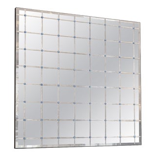 Belcanto Silver Mini Modular Wall Mirror by GTG Design Couture For Sale
