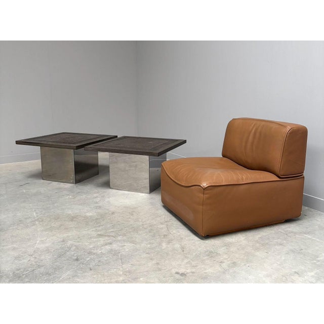 Brutalist Stone Coffee Tables by Peter Draenert, 1970s, Set of 2 For Sale - Image 15 of 17