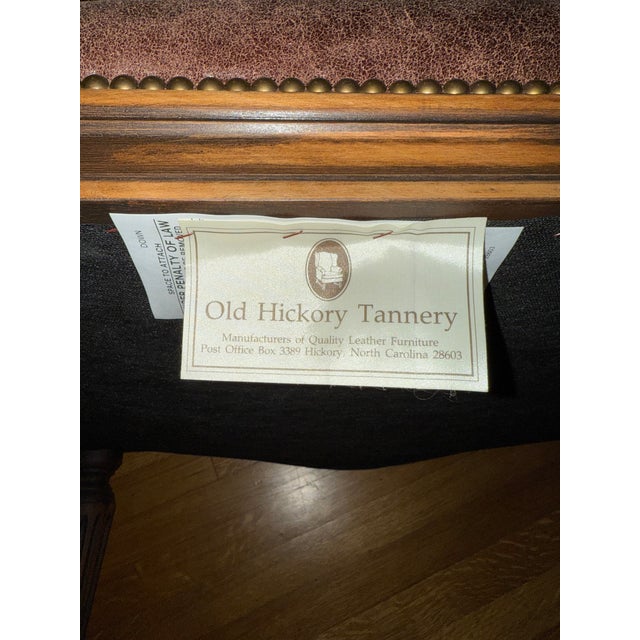 old hickory tannery chair in good condition. It had sat in temperature regulated storage for several years. Please contact...