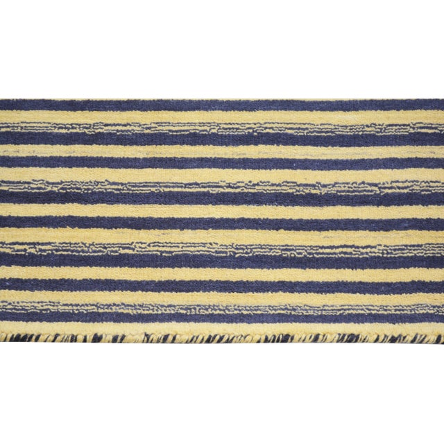 Contemporary Indian Modern Hand Loom Wool Rug,8'2"X10' For Sale - Image 4 of 6