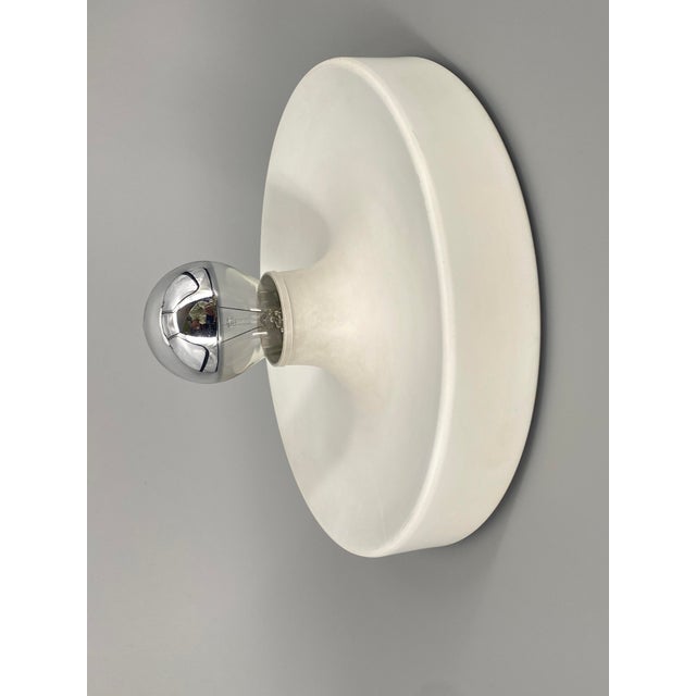 White Space Age Diskus Wall Lamp by Staff Leuchten, Germany, 1970s For Sale - Image 8 of 16