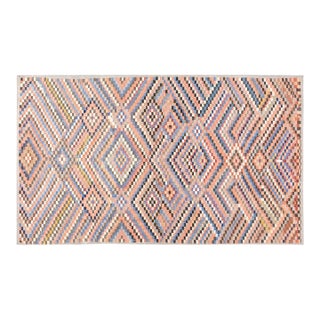 Vintage Turkish Anatolian Hand Knotted Wool Rug, 4'10"x8'6" For Sale