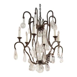 Rock Crystal Chandelier For Sale
