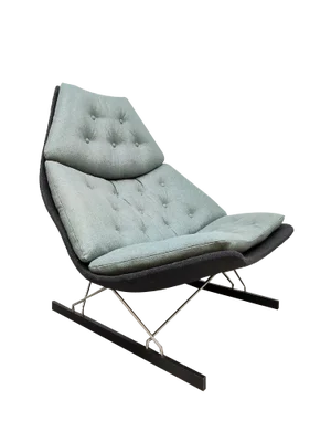 Vintage Dutch Sledge Lounge Chair by Geoffrey Harcourt for Artifort