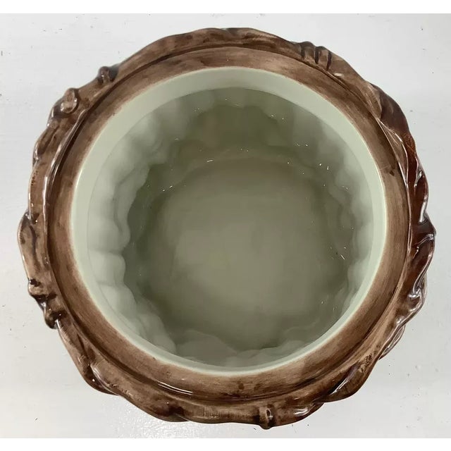 Ceramic Fitz & Floyd Classics Ceramic Rooster Basket Canister For Sale - Image 7 of 8