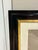 Early 21st Century Trowbridge Framed Metallic Gold & Silver Embroidery on Linen, 2006 For Sale - Image 5 of 7